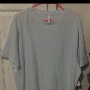 Stylus Mens Crew Neck Short Sleeve T-Shirt. Size XL Light Blue